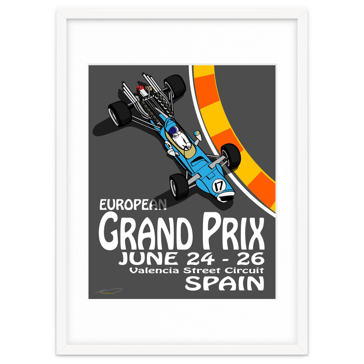 European Grand Prix poster