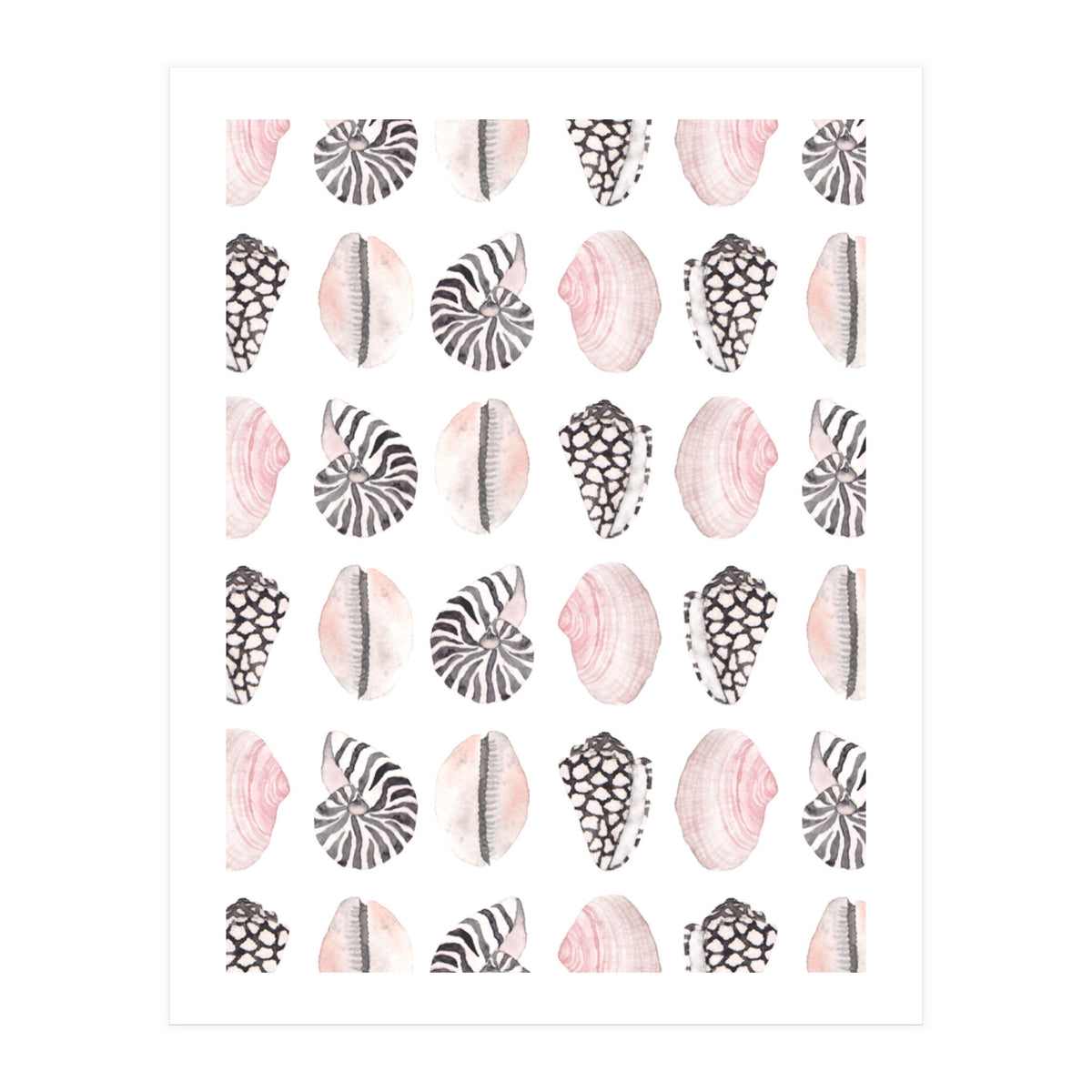 Seashell Pattern (Print Only)