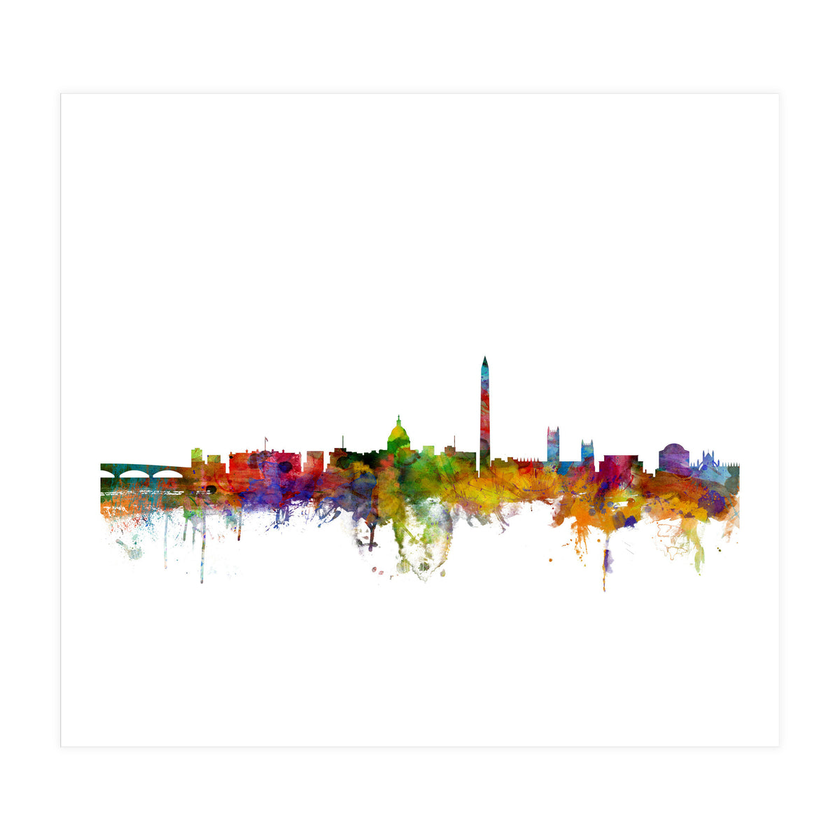 Washington DC Skyline (Print Only)