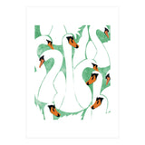 White Calm Was Born Into A Swan (Print Only) thumbnail