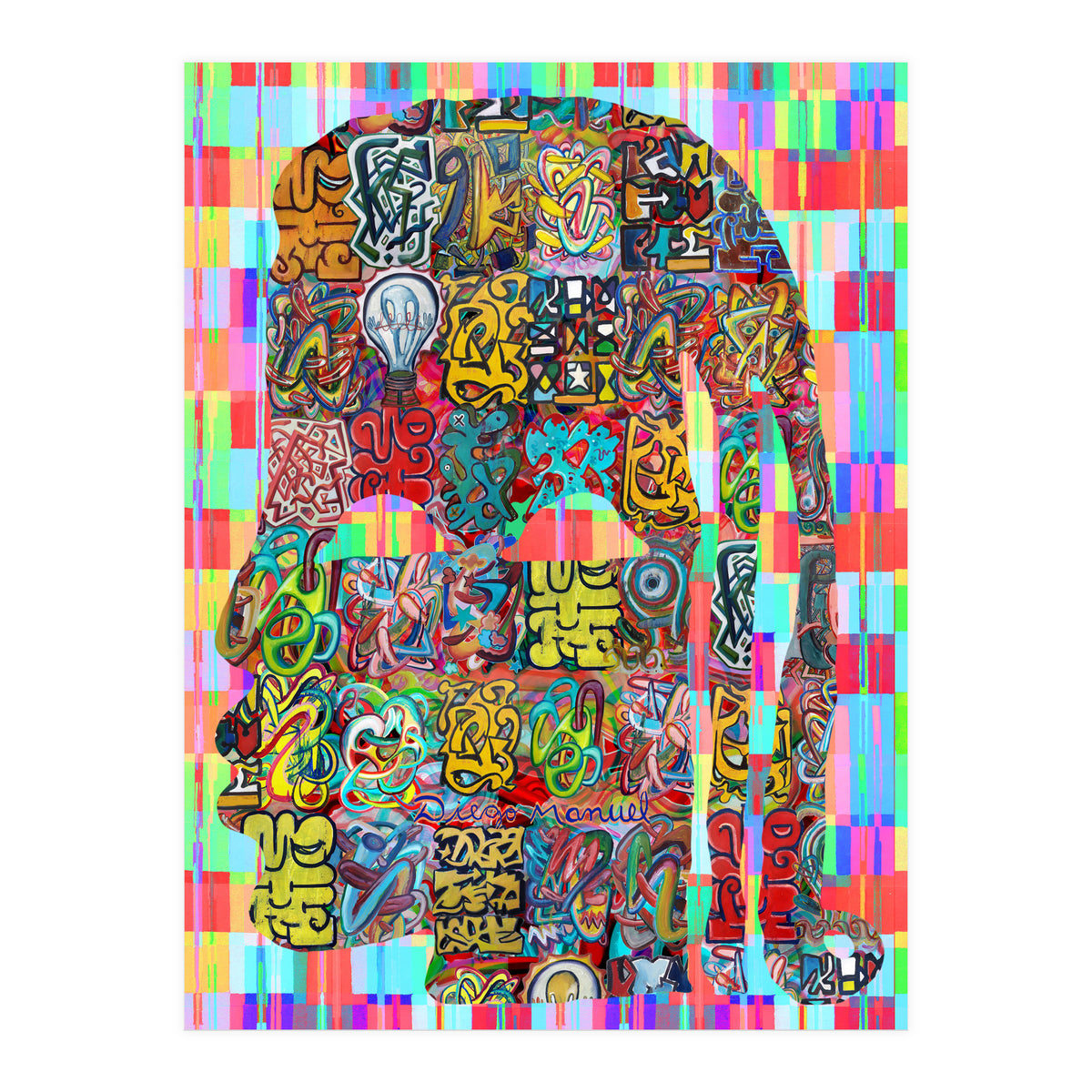 Abstracto Pop Nuevo B Nuevo 1 (Print Only)