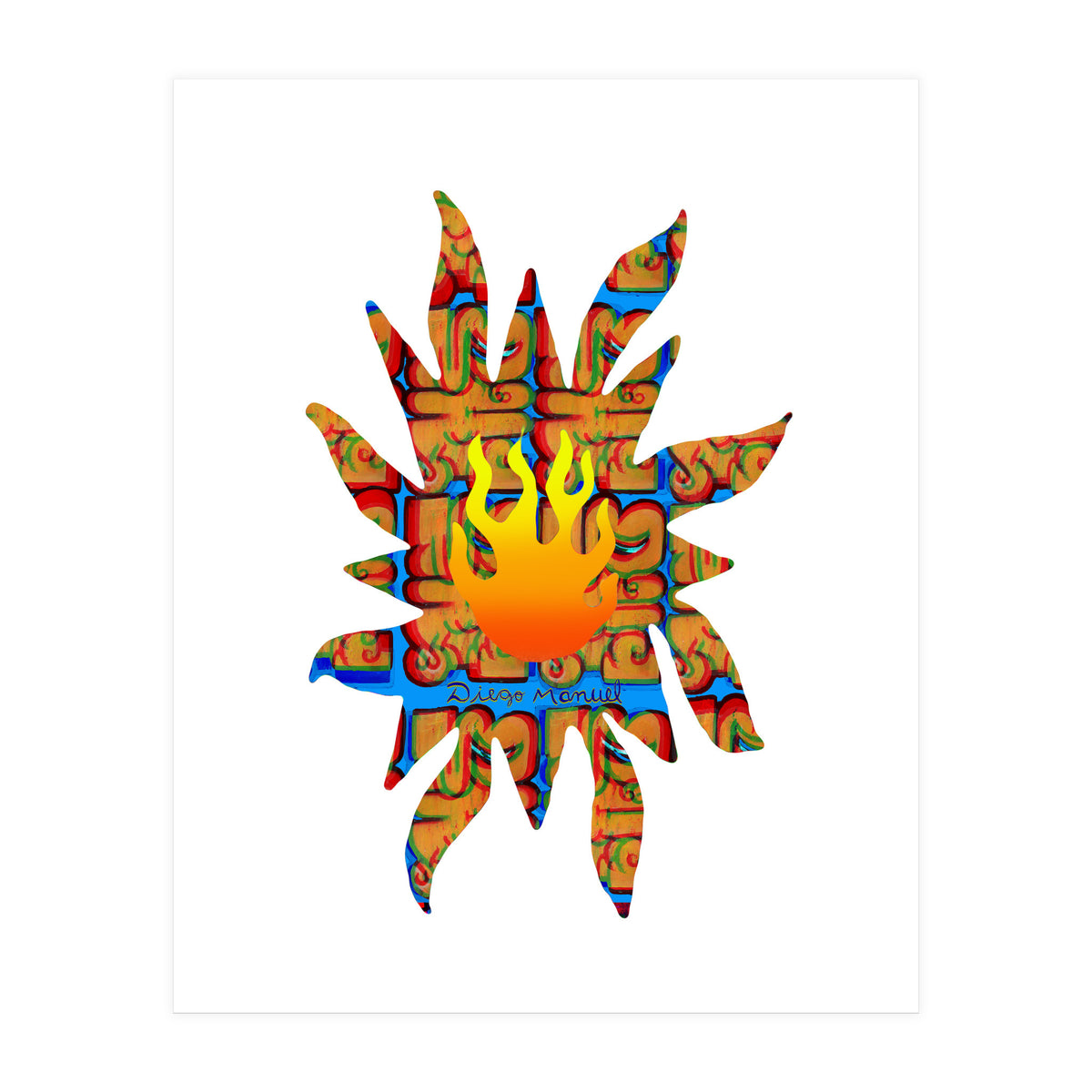 Fuego 21 Copia (Print Only)