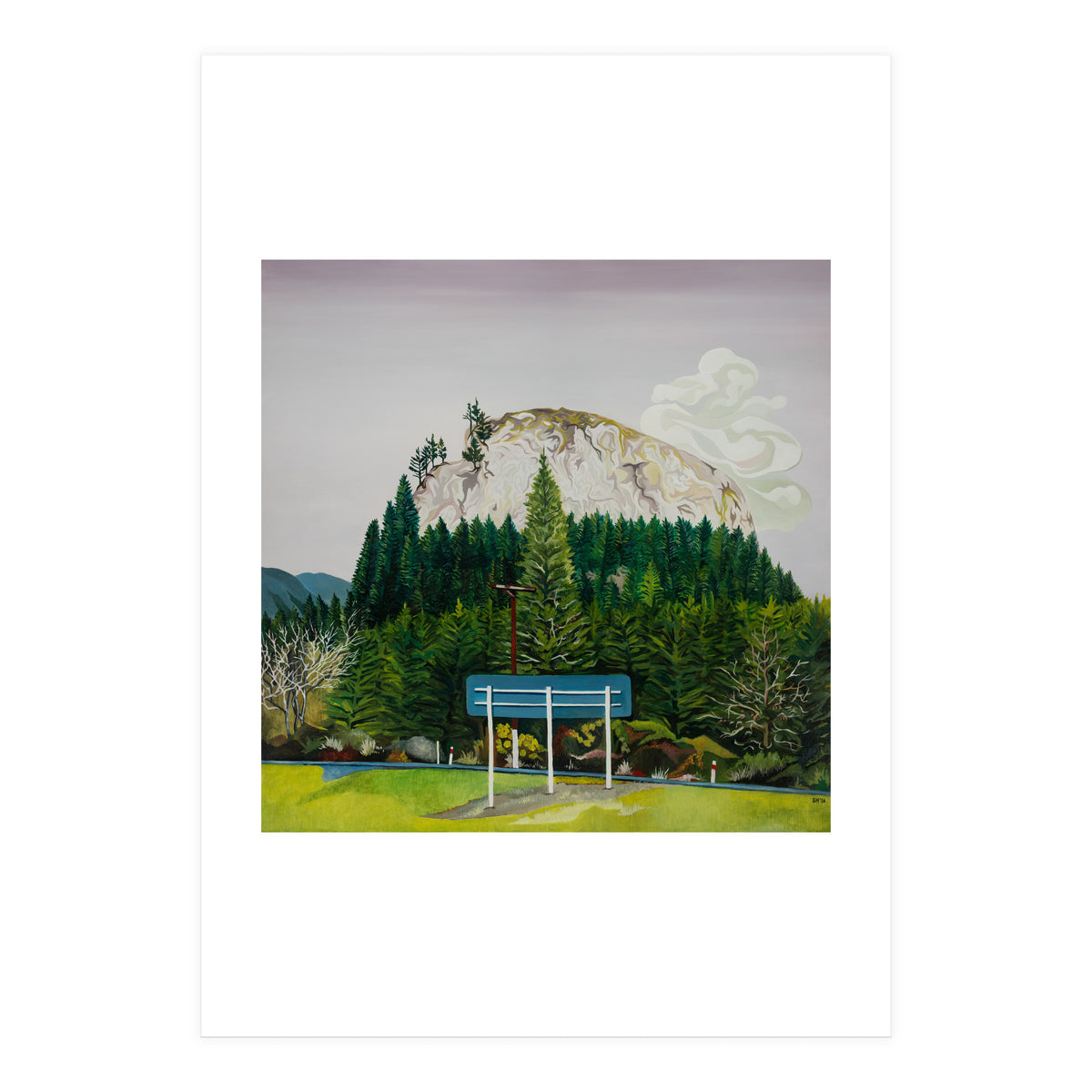 Pohaturoa - Approaching Taupo (Print Only)