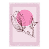 Magnolia Neutral Abstract Botanical (Print Only) thumbnail