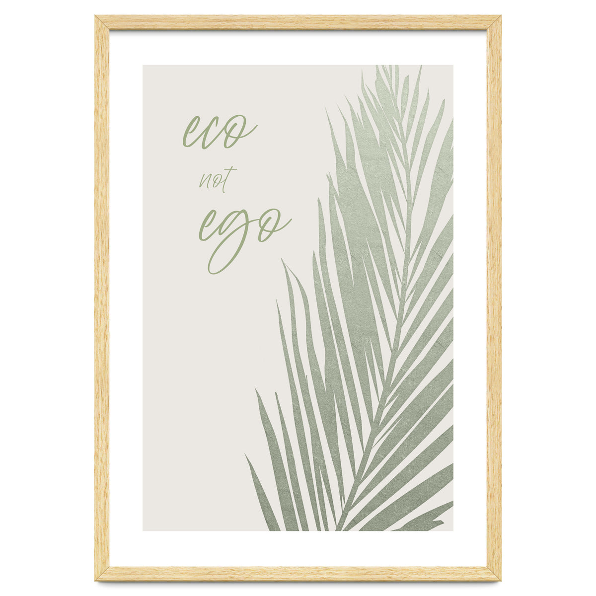 Eco not ego