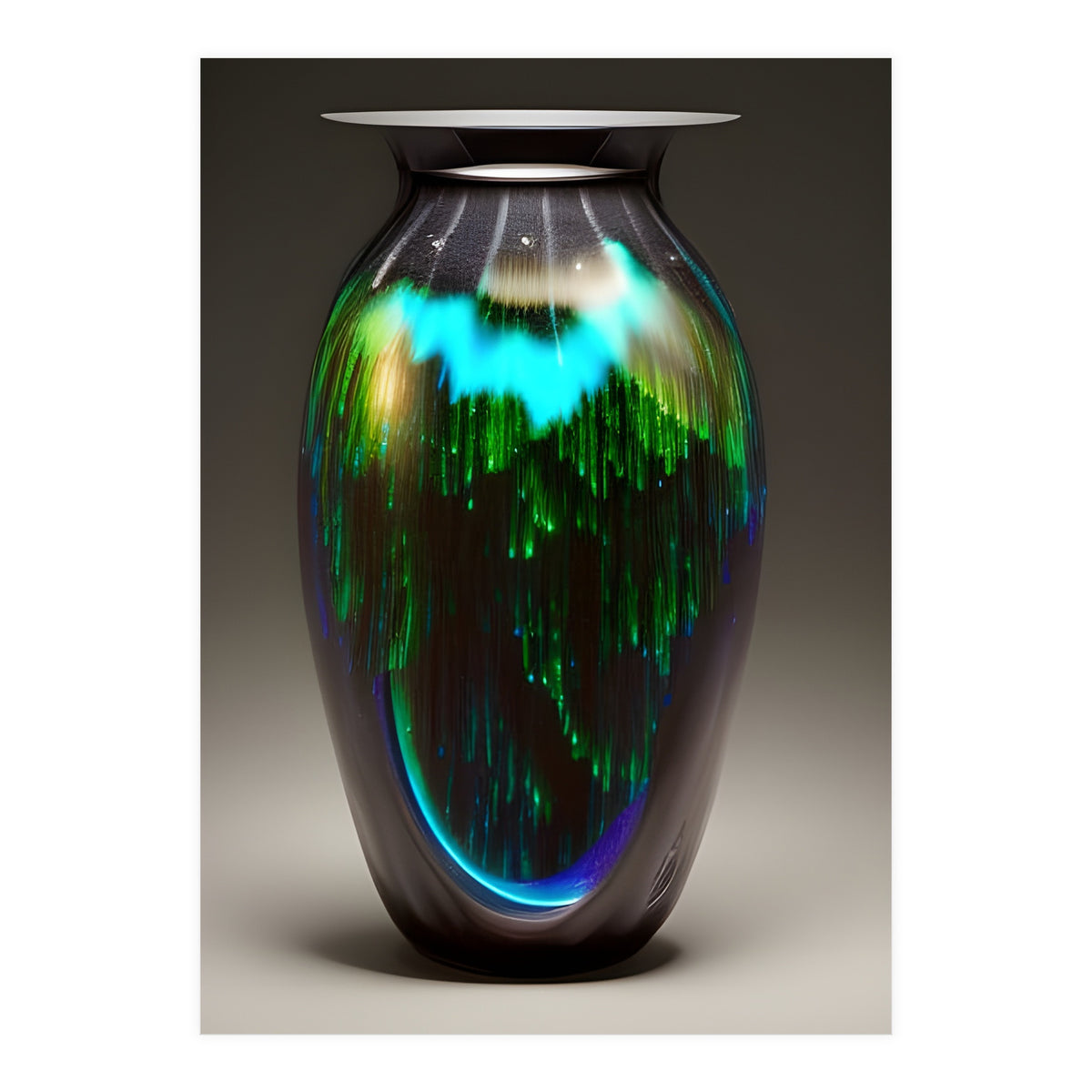 Antique Cosmic Vase Digital AI Art (Print Only)