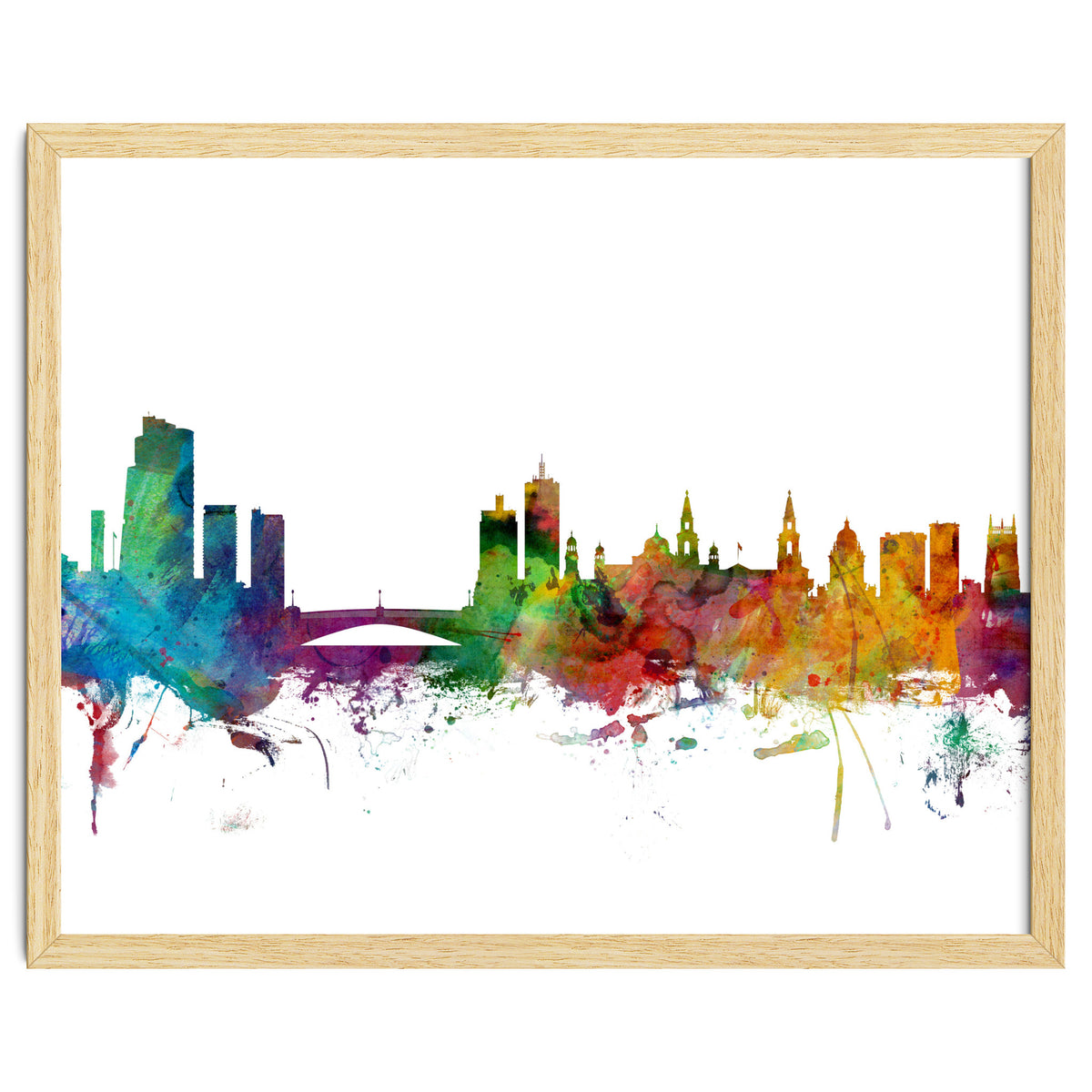 Leeds England Skyline