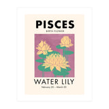 Pisces Birth Flower Water Lily (Print Only) thumbnail