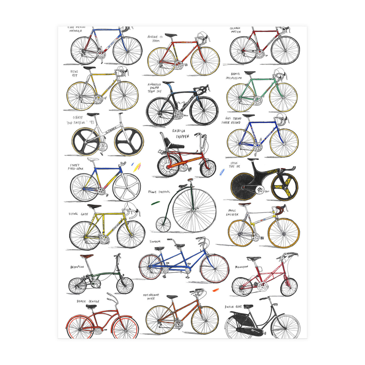 Bicycles (Print Only)