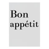 Bon Appétit, Grey (Print Only) thumbnail