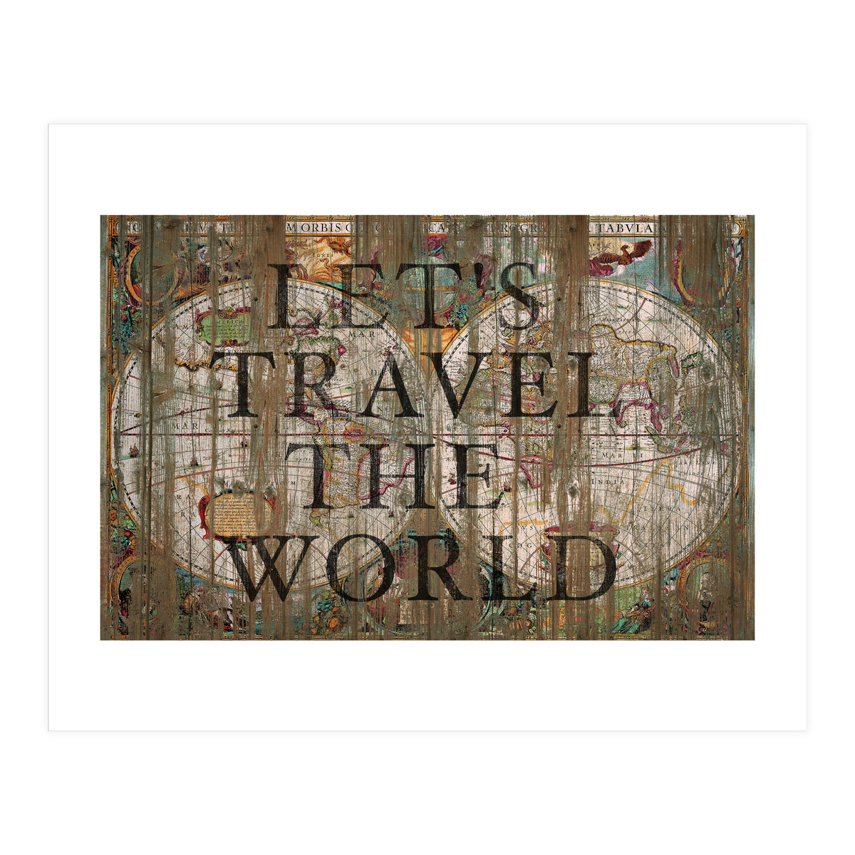 Let's Travel The World (Print Only)