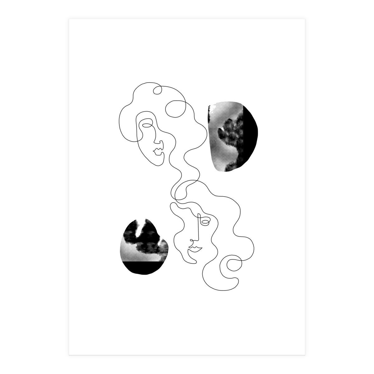 women and stones (Print Only)