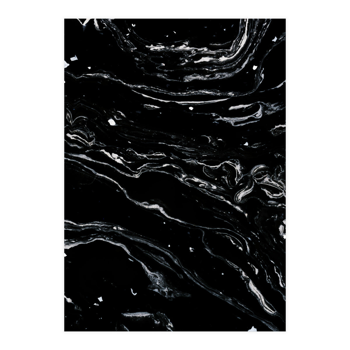 Black Marble Space (Print Only)
