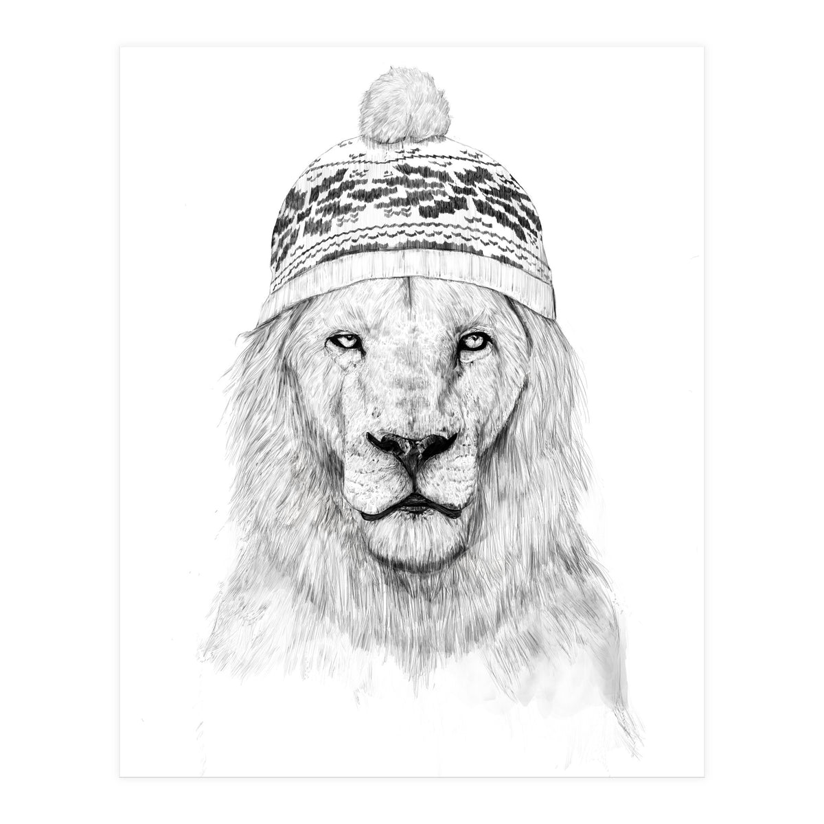 Winter Is Coming White Hat (Print Only)