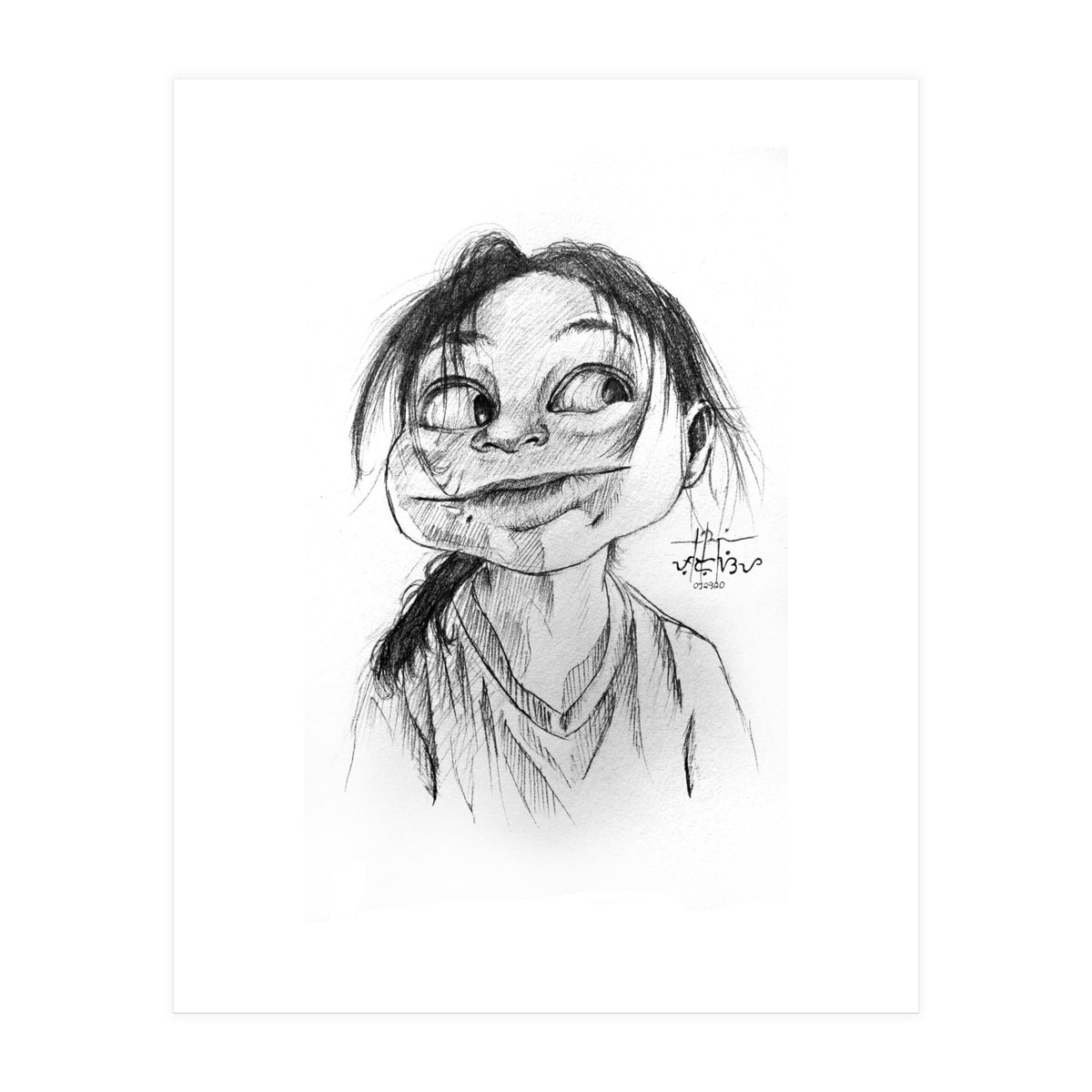 Hermit Caricature (Print Only)