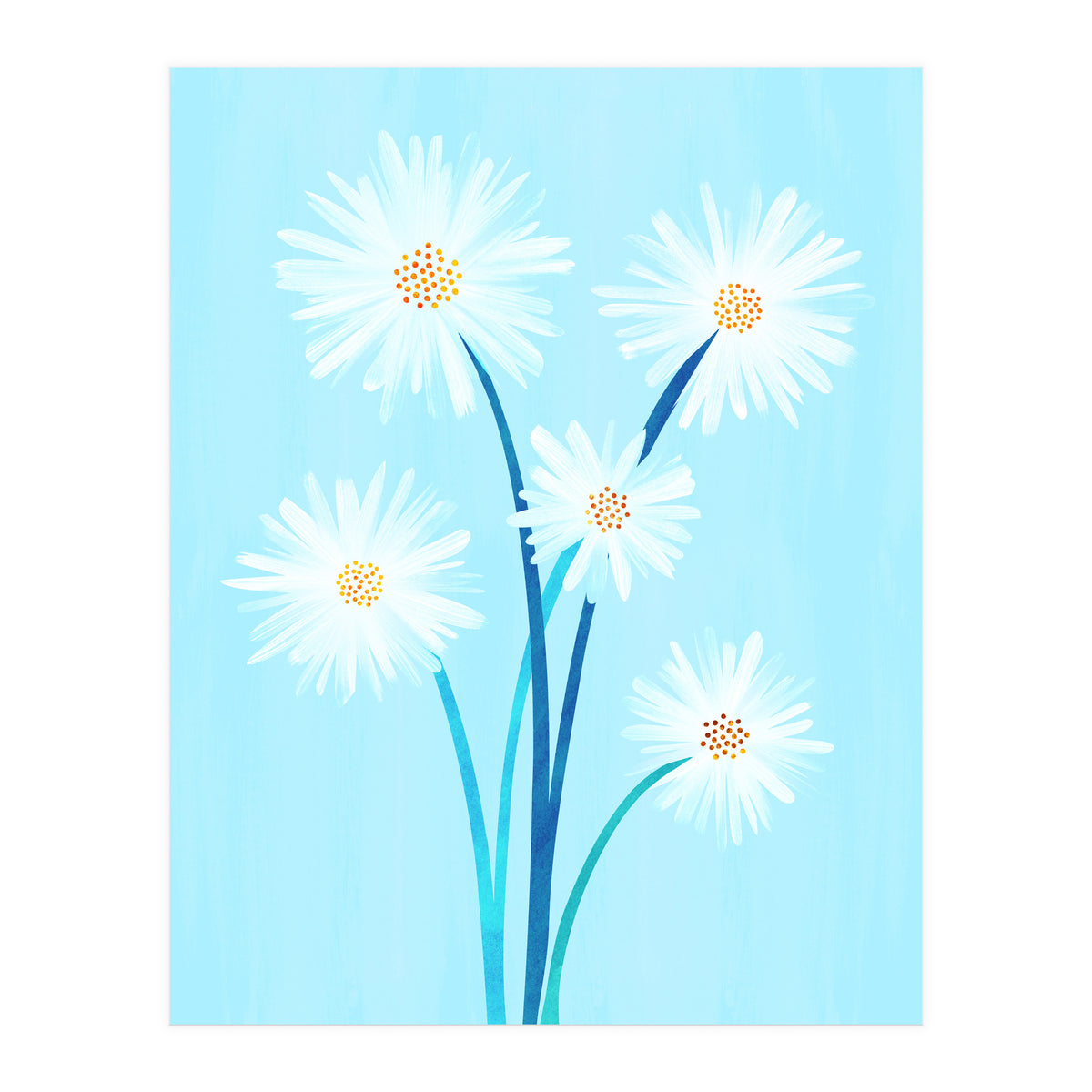 Ice Daisies (Print Only)