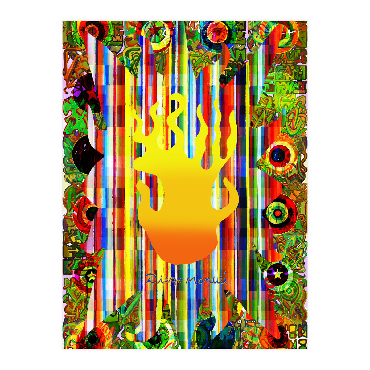 Fuego Y Graffiti 18 (Print Only)