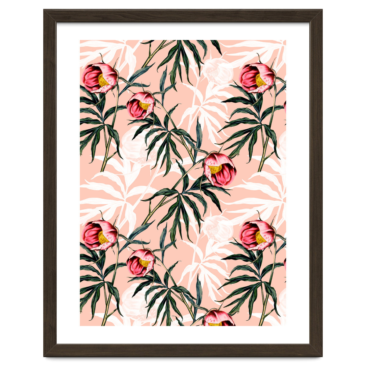 Flowery blooming pink