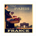 Paris France Travel Poster (Print Only) thumbnail