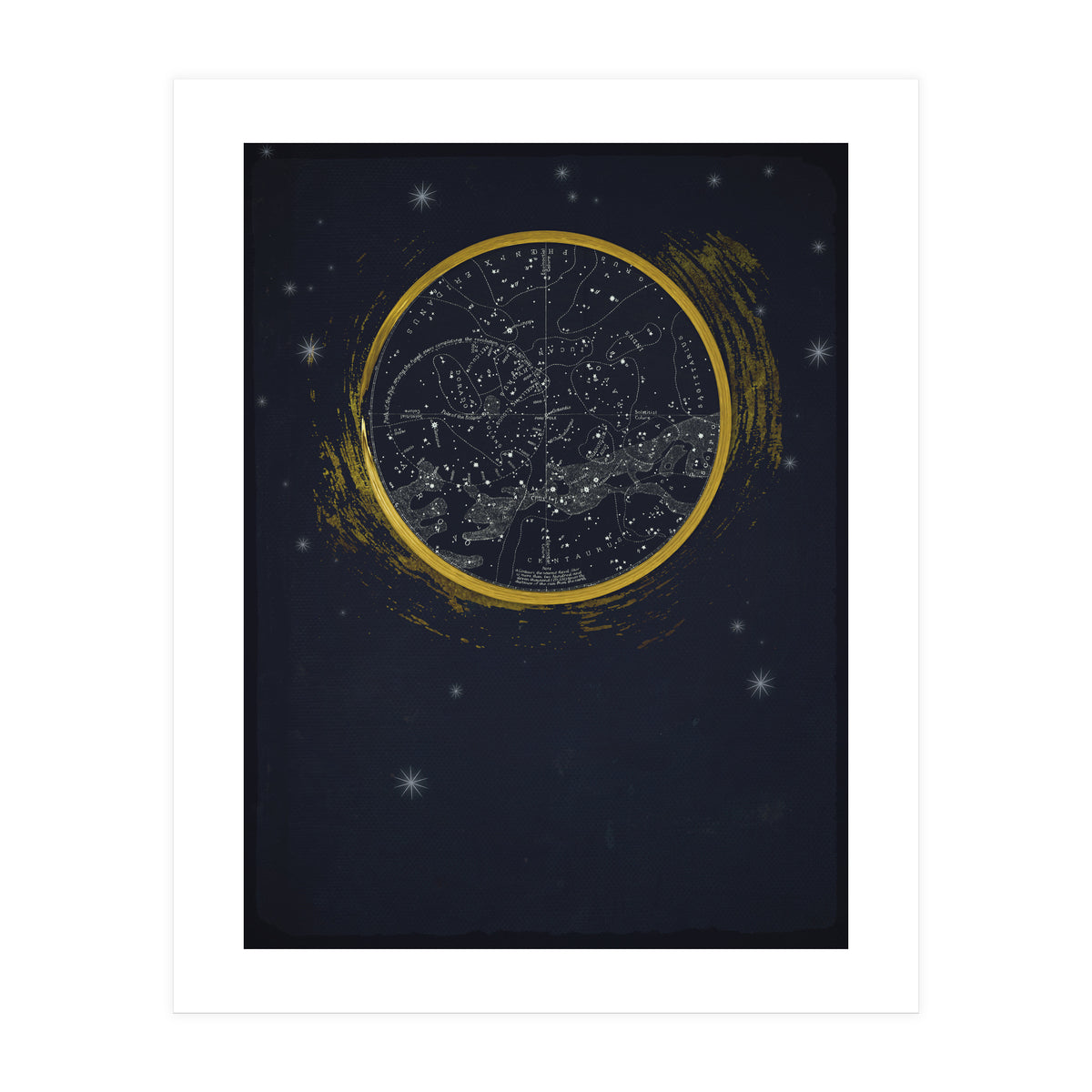 Vintage Cosmos: Star Map (Print Only)