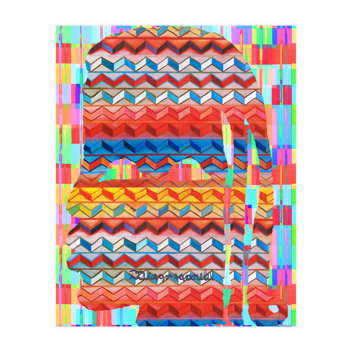 Abstracto Pop Nuevo B Nuevo 16 (Print Only)