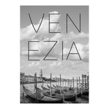 VENICE Grand Canal and St Mark's Campanile | Text & Skyline (Print Only) thumbnail