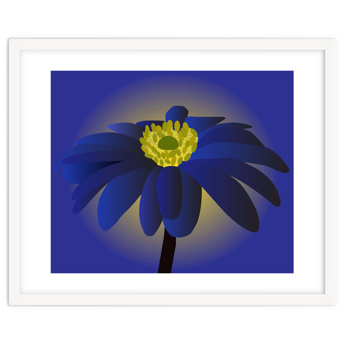 Anemone Blanda Flower Art