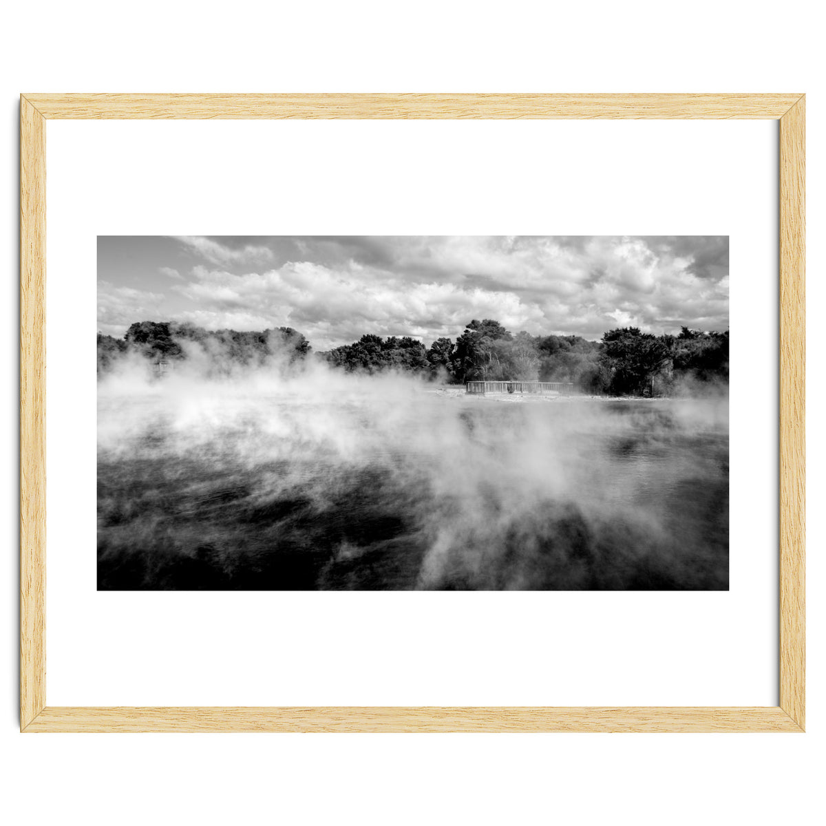 Vapors in Rotorua, New Zealand Art Print