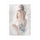 Naked girl from the back (Print Only) thumbnail