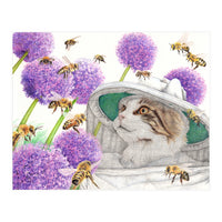 The Bee Keeper Cat (Print Only)