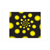 Yellow Spiral Dots (Print Only) thumbnail