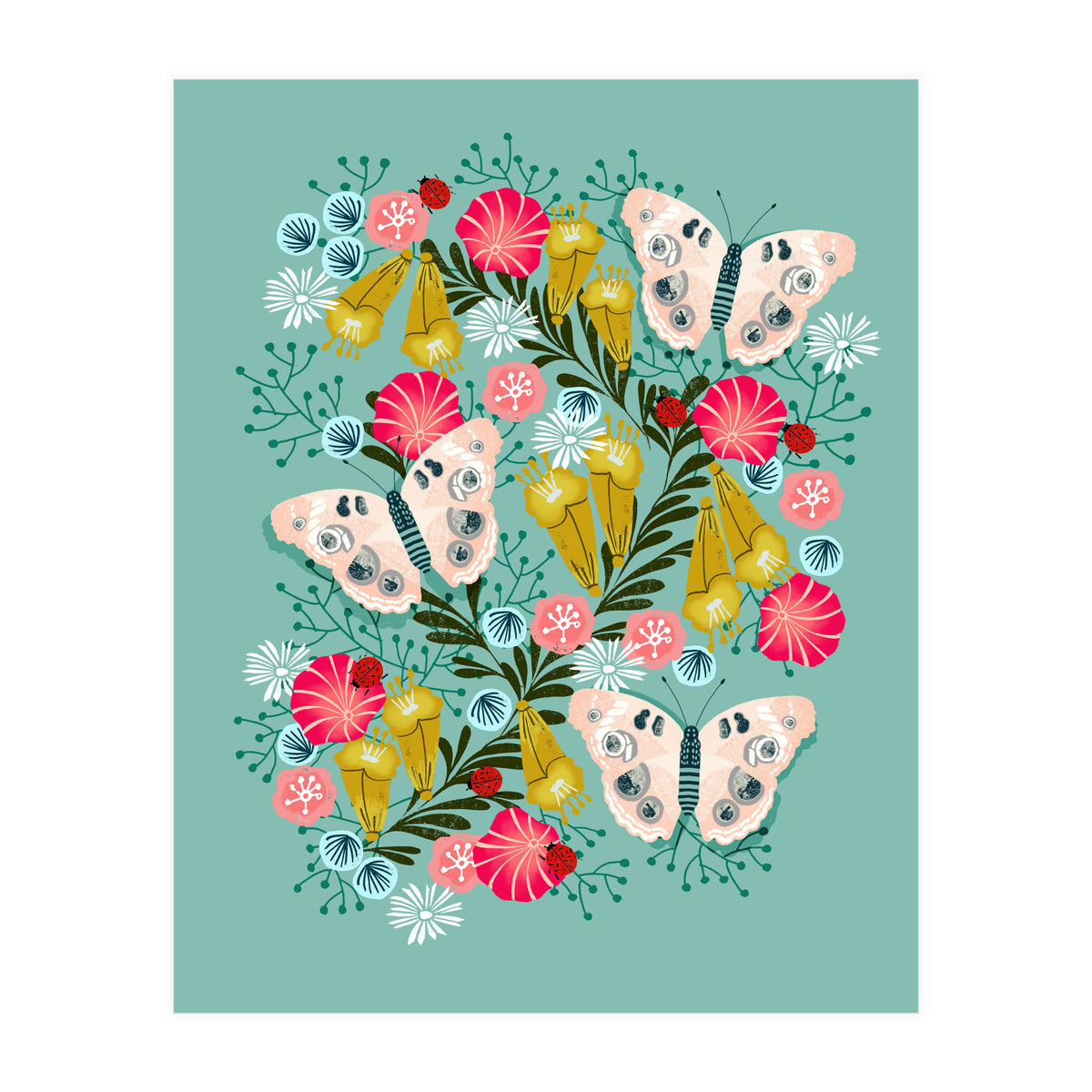 Buckeye Butterfly (Print Only)