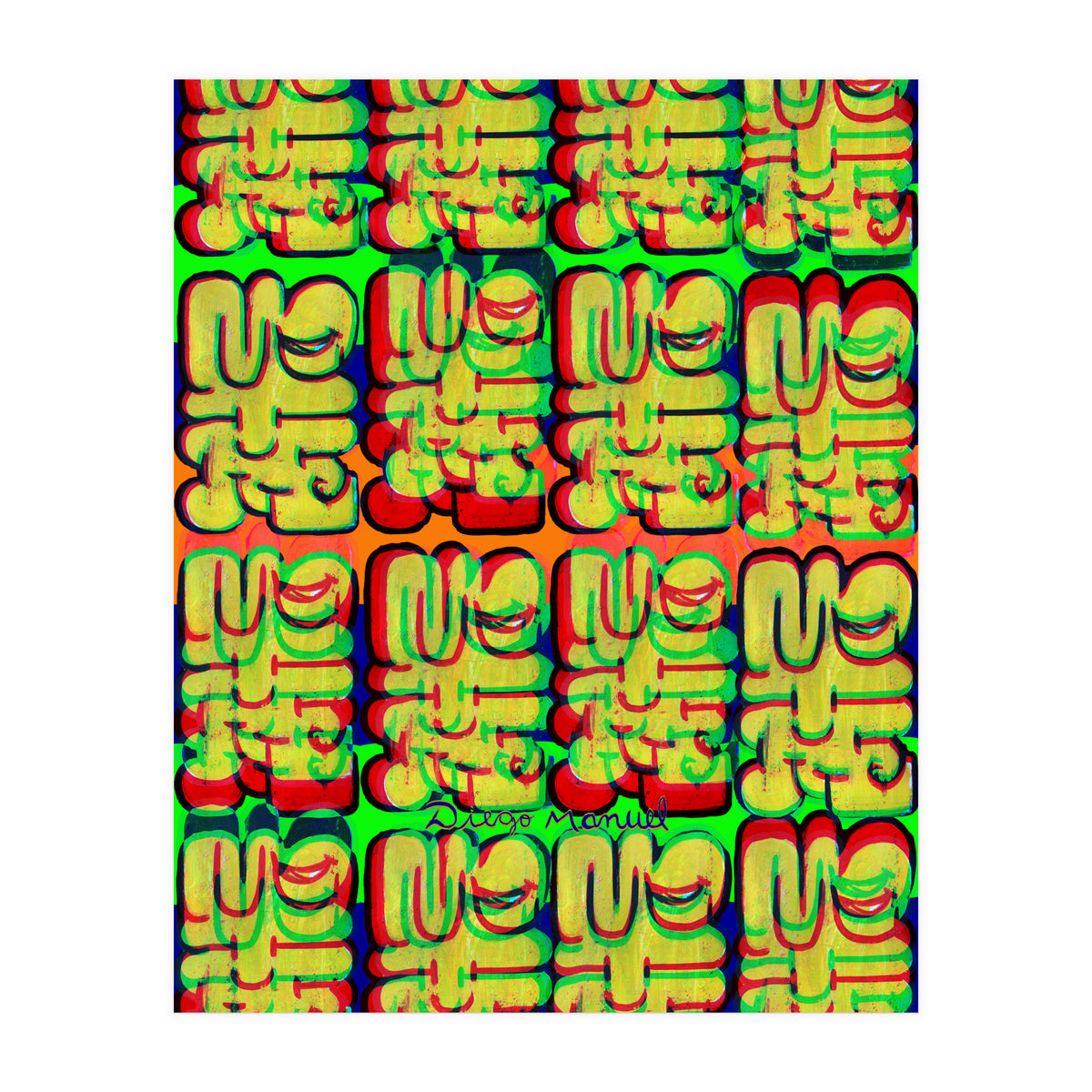 Graffitis 2021 Tapiz 117 (Print Only)