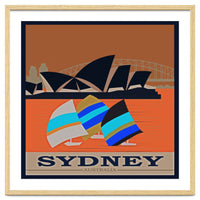 Sydney Australia Travel Poster