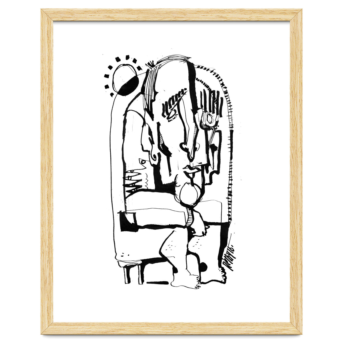 Freezing in Sunlight - b&w