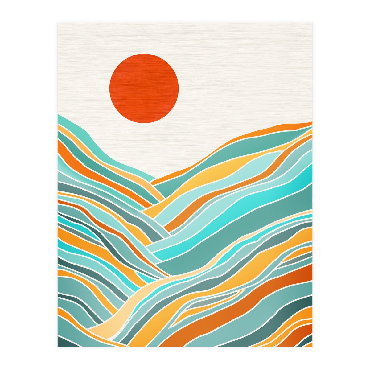 Sunset Landscape (Print Only)