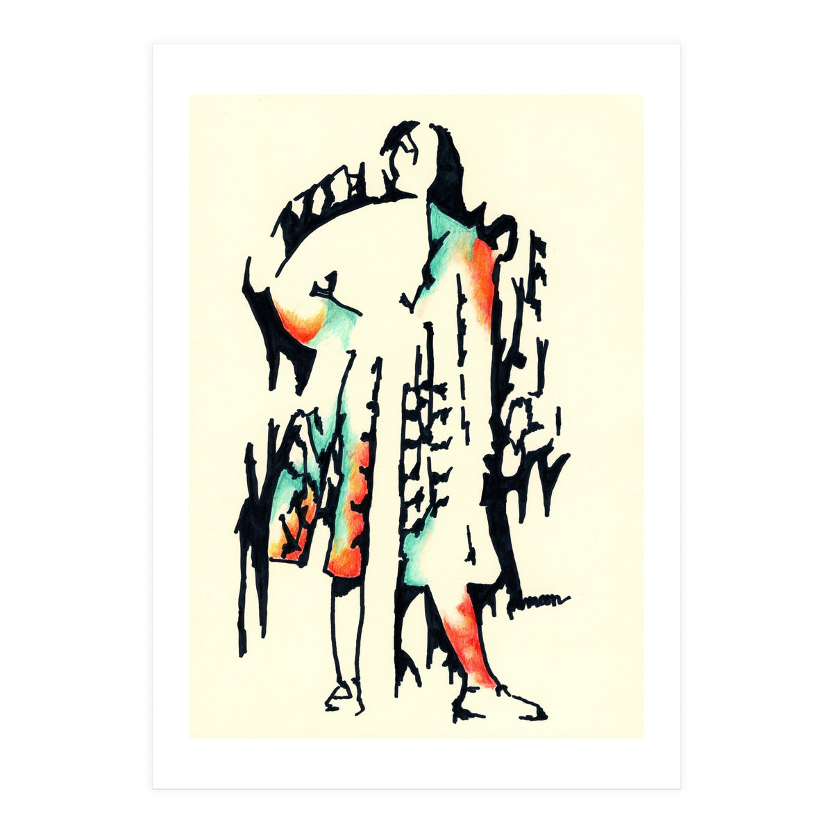 Turn to the left (Print Only)