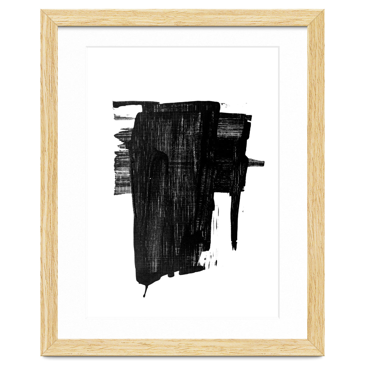 Minimalist Textured Brushstroke Art #2