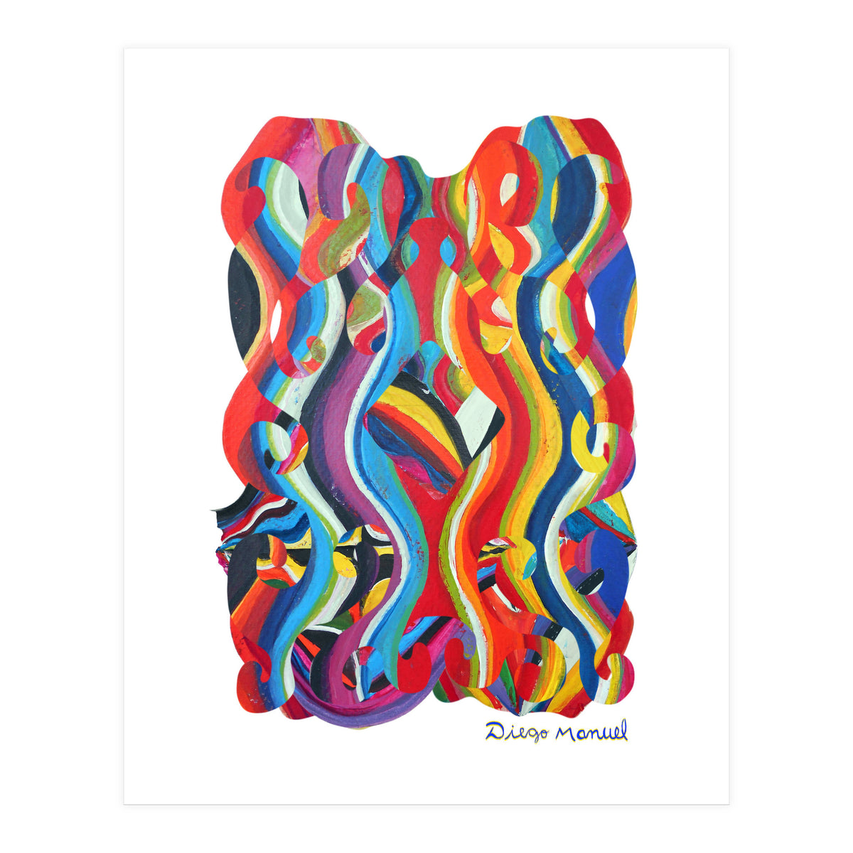 Pop Abstract Asimetrico 21 Copia (Print Only)