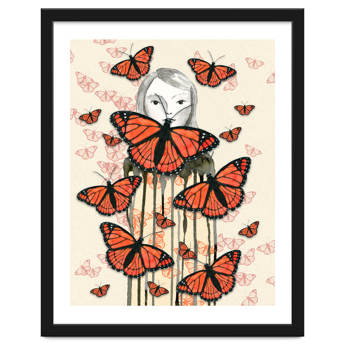 Surrounded by butterflies