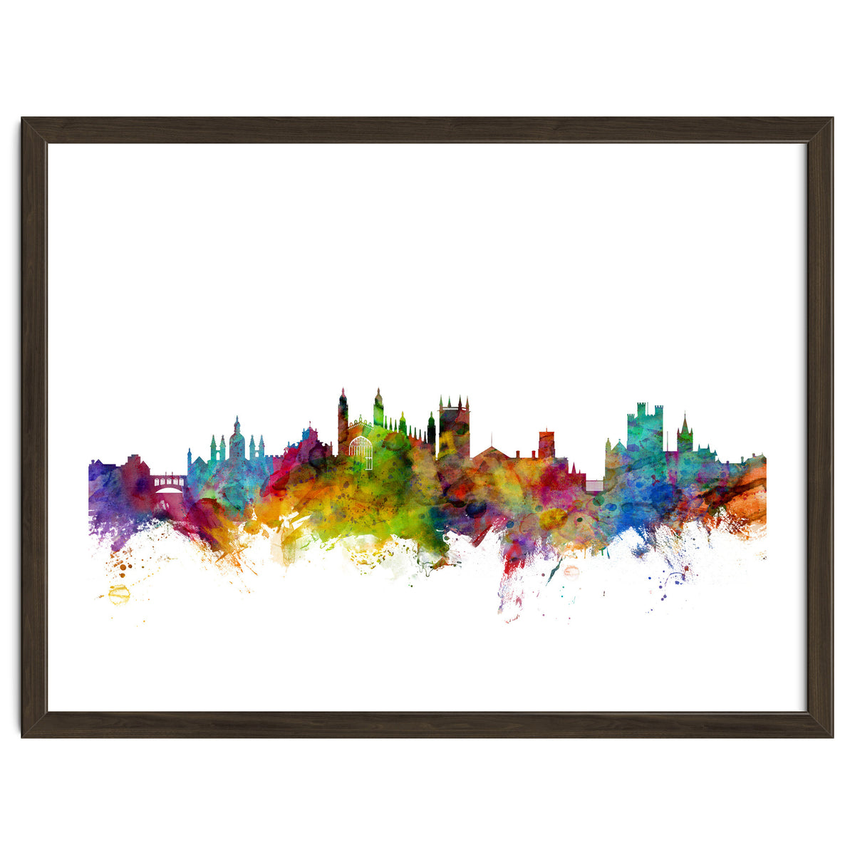 Cambridge England Skyline