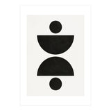 ABSTRACT AND GEOMETRIC SHAPES 02BW (Print Only) thumbnail
