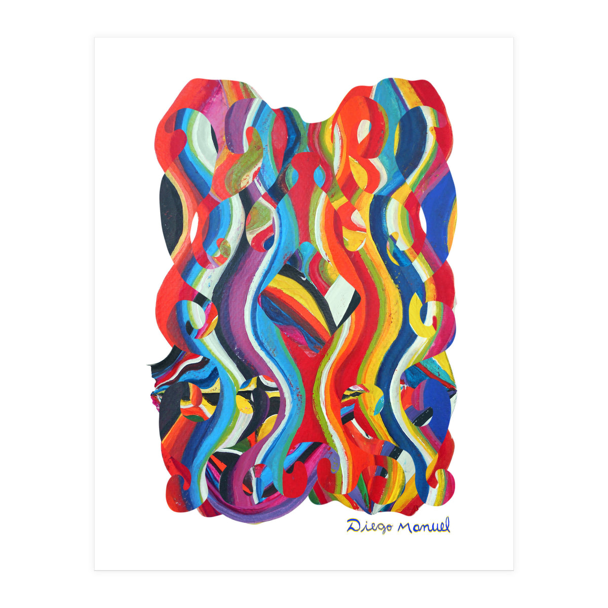 Pop Abstract Asimetrico 21 Copia (Print Only)