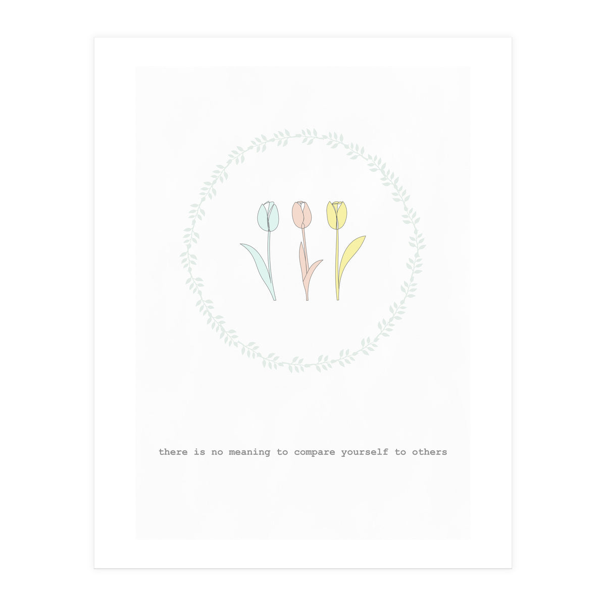 Tulip Flowers   (Print Only)