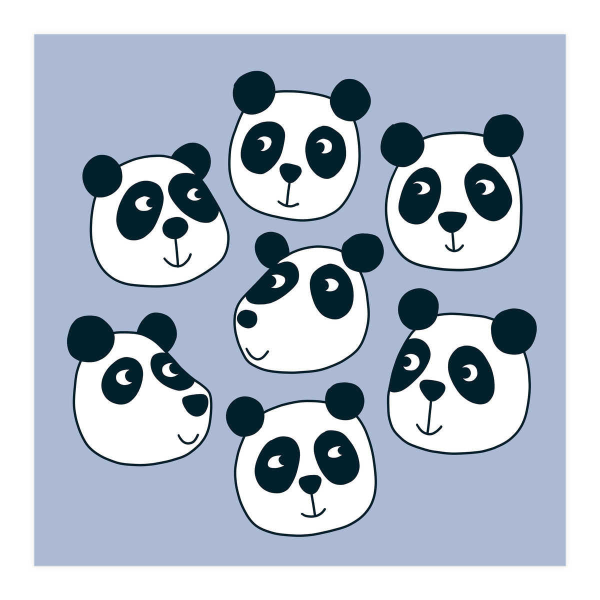 Particularly Pleasant Pandas (Print Only)