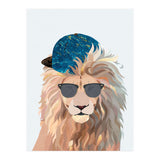 Skater Lion Portrait (Print Only) thumbnail