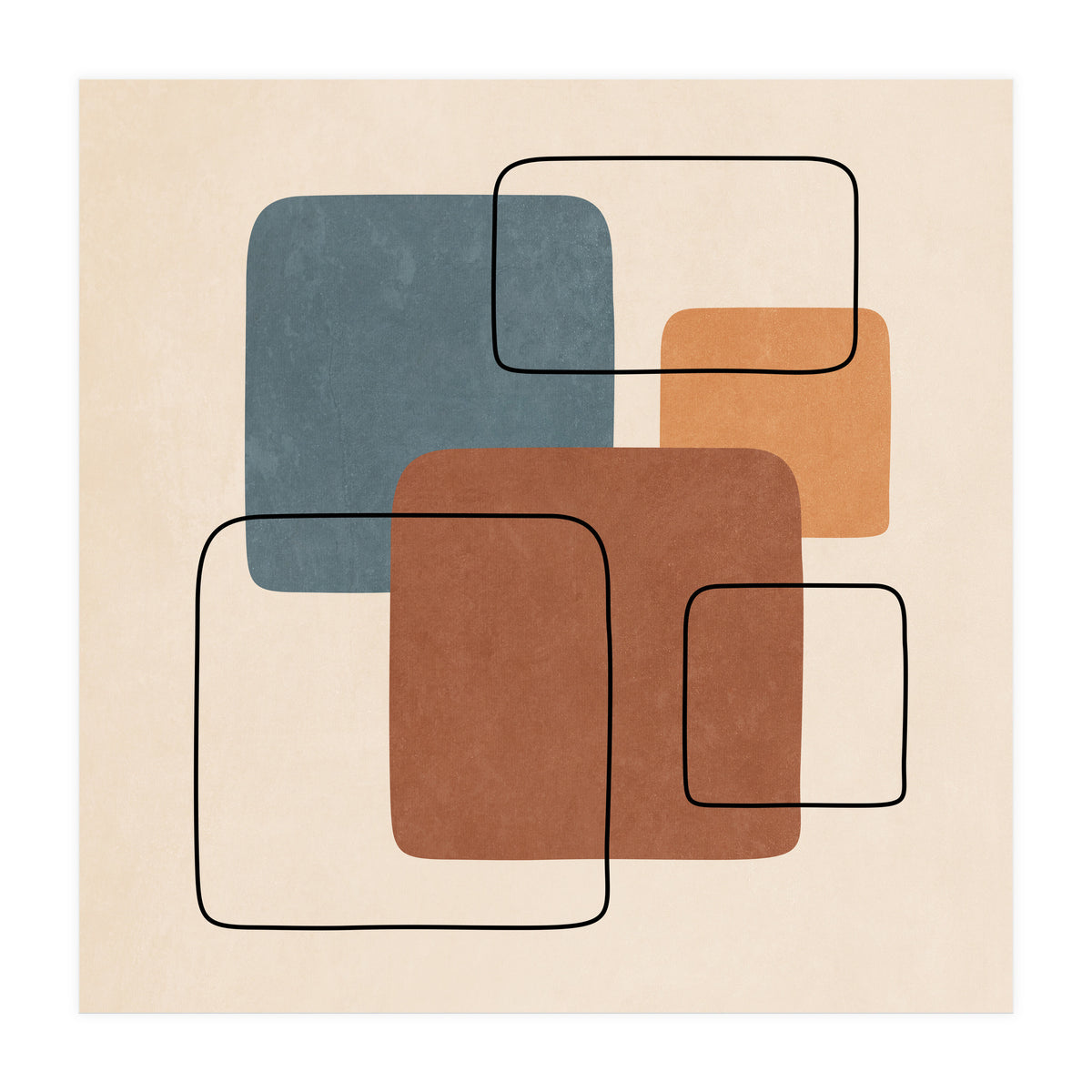 SQUARE SHAPES 02 (Print Only)