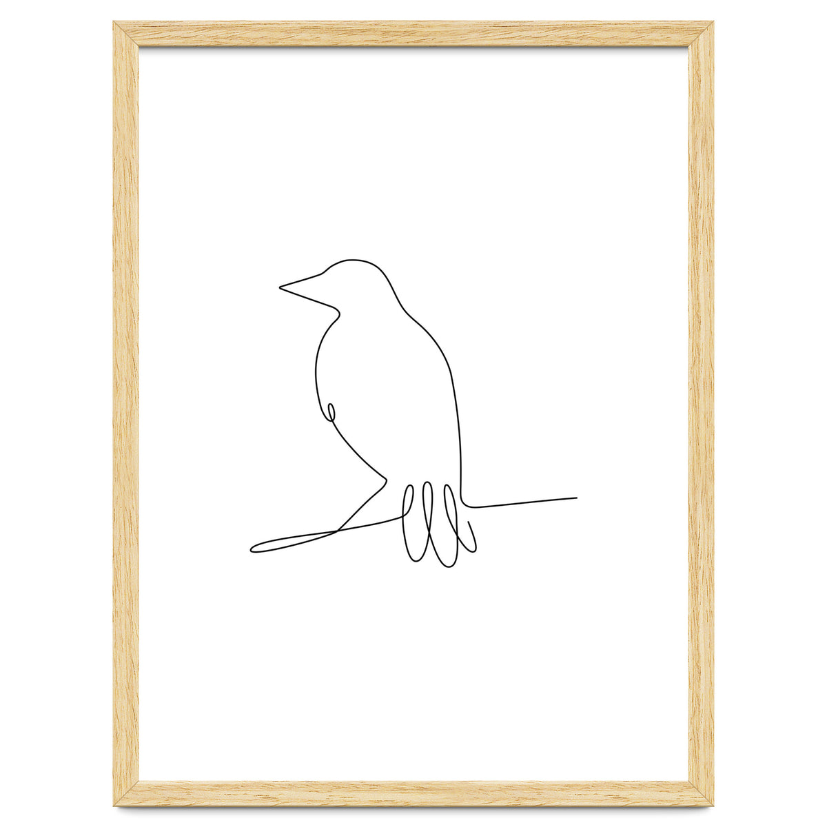 One Line Art Bird II