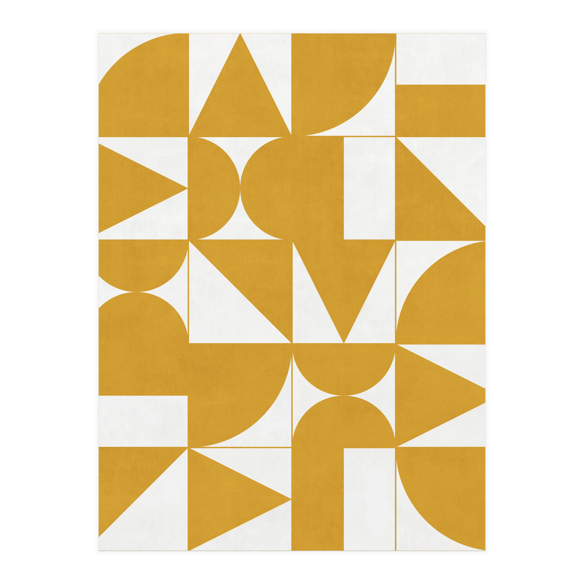 My Favorite Geometric Patterns No.13 - Mustard Yellow (Print Only)