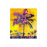 Purple Palm with Fish (Print Only) thumbnail